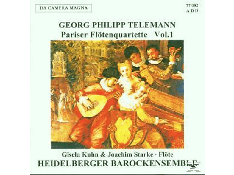 Thumbnail - Kuhn, Starke, Heidelb.Barockor. - Pariser Flötenquartette Vol.1 (CD)