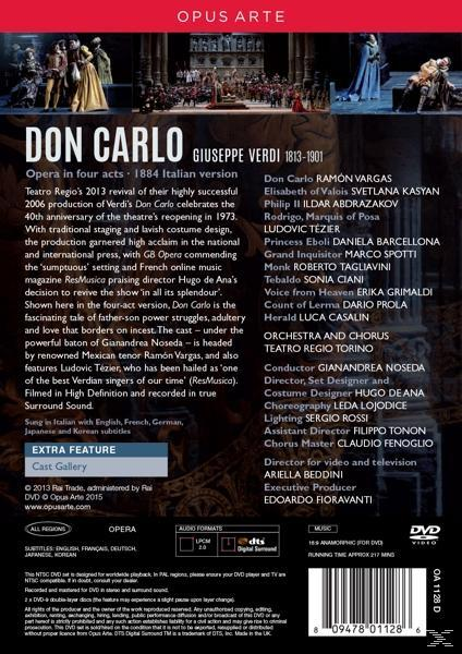 And Torino (DVD) Regio - - Don Orchestra Teatro Carlo Chorus