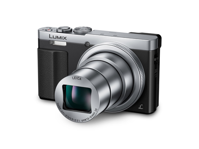 PANASONIC Lumix DMC-TZ71 LEICA Digitalkamera Schwarz/Silber, 30x opt. Zoom, TFT-LCD, WLAN