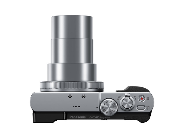 PANASONIC Lumix DMC-TZ71 LEICA Digitalkamera Schwarz/Silber, 30x opt. Zoom, TFT-LCD, WLAN