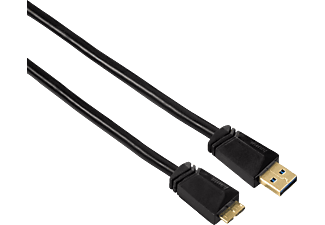 HAMA hama Cavo Micro-USB-3.0, 0.75 m - Cavo USB, 0.75 m, 5120 Mbit/s, Nero