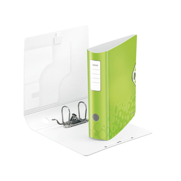 LEITZ 1106-00-64 Qualitäts-Ordner 180° Active Wow breit Qualitäts-Ordner Grün Metallic