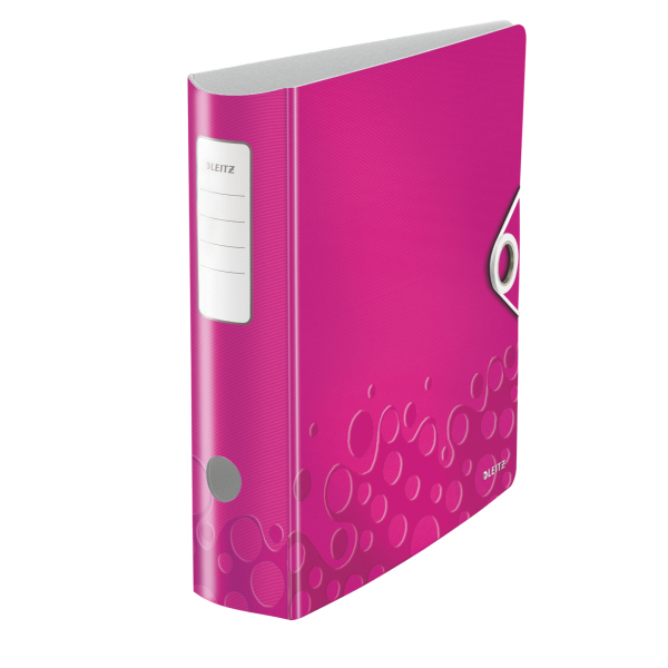 LEITZ 1106-00-23 Qualitäts-Ordner 180° Active Wow breit Qualitäts-Ordner Pink metallic