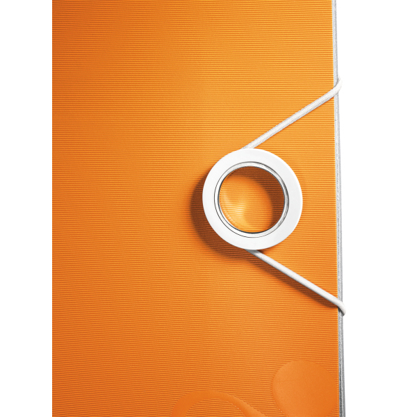 LEITZ 1107-00-44 Qualitäts-Ordner 180° Active Wow schmal Qualitäts-Ordner Orange metallic