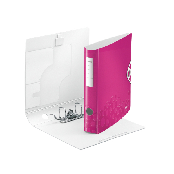 LEITZ 1107-00-23 Qualitäts-Ordner 180° Active Wow schmal Qualitäts-Ordner Pink metallic