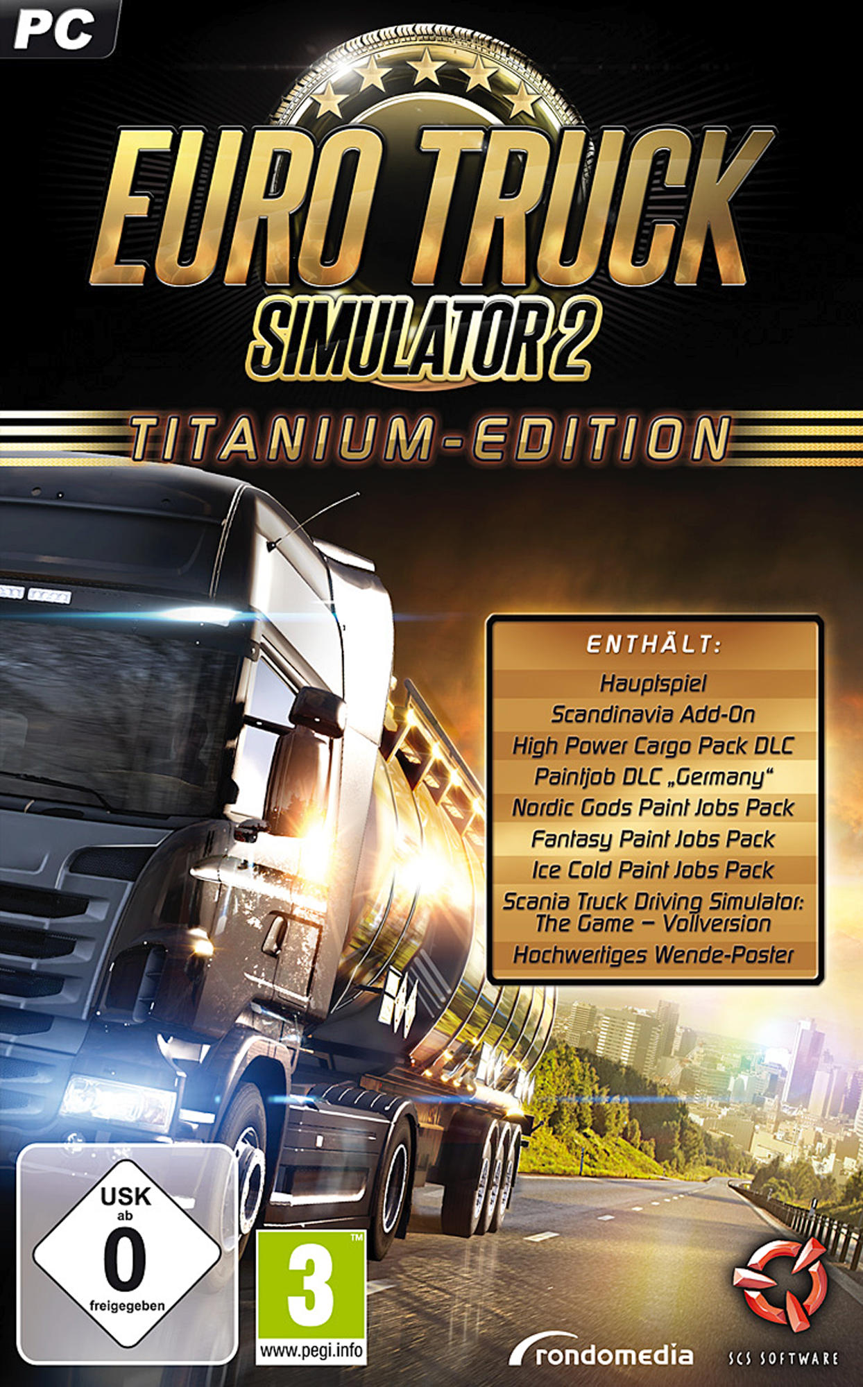 Euro Truck Simulator 2 (Titanium-Edition) - [PC