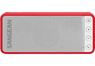 SANGEAN BluTab BTS-101 Bluetooth-Stereolautsprecher, rot Tragbarer Bluetooth-Stereolautsprecher, Rot