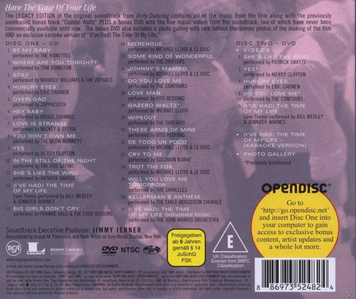 CD-Cover: Der Legacy Edition-Soundtrack. Titelliste, Credits und das OpenDisc-Logo.