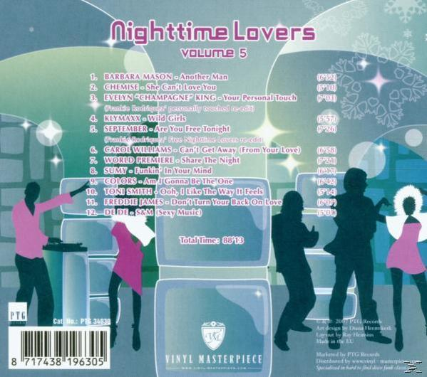 VARIOUS - Nighttime Lovers Vol.5  - (CD)