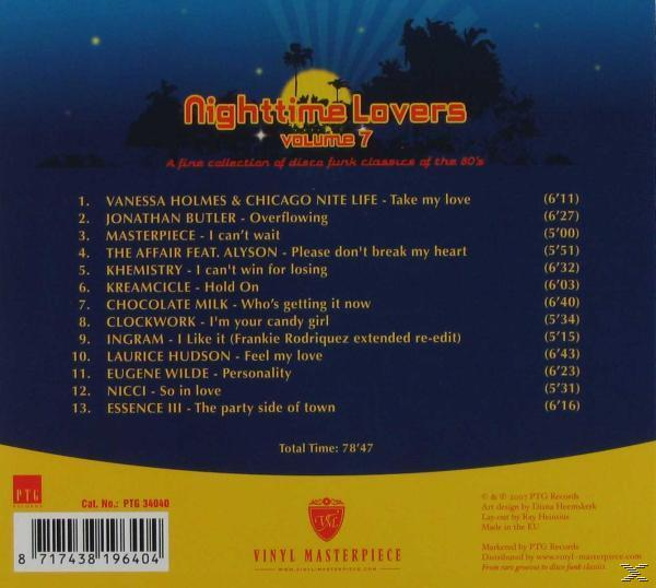VARIOUS - Nighttime Lovers - (CD) Vol.7