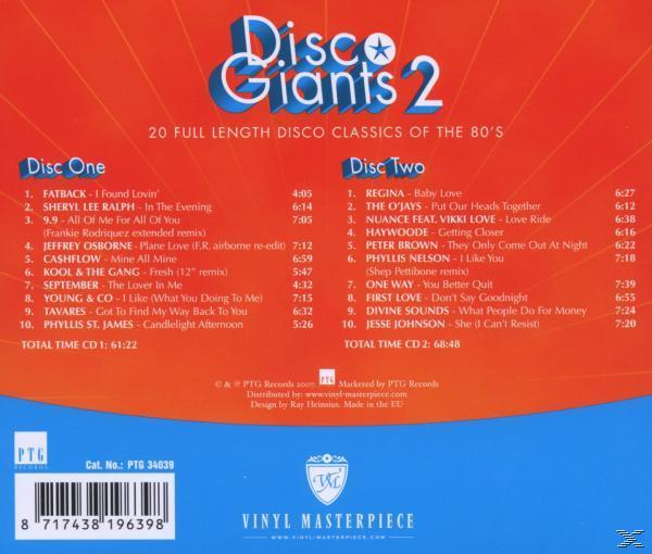 - Disco (CD) Vol.2 Giants - VARIOUS