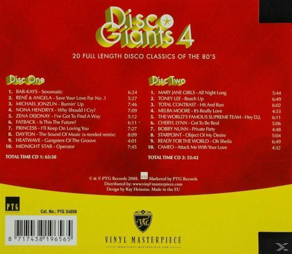 VARIOUS - Disco Giants Vol.4 (CD) 