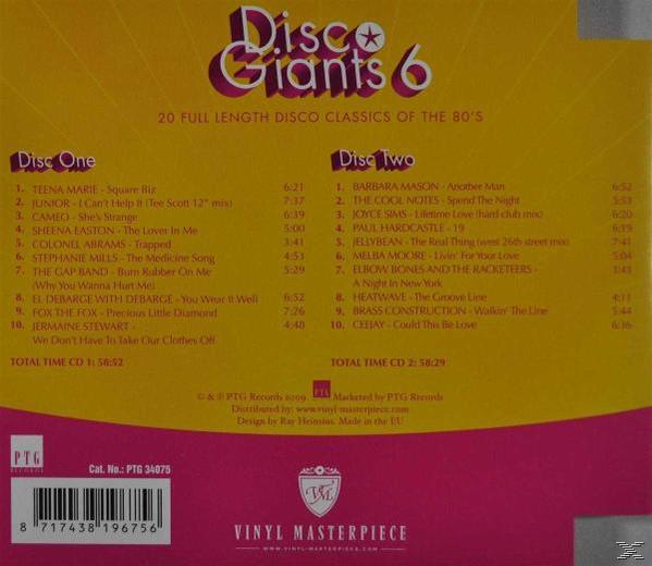 VARIOUS - Disco Giants Vol.6  - (CD)