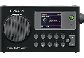 SANGEAN WFR-27 C - Digitalradio (DAB+, Schwarz)