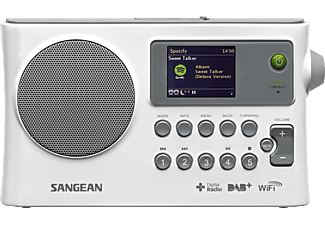 SANGEAN WFR-28 C - Radio numérique (DAB+, Blanc)