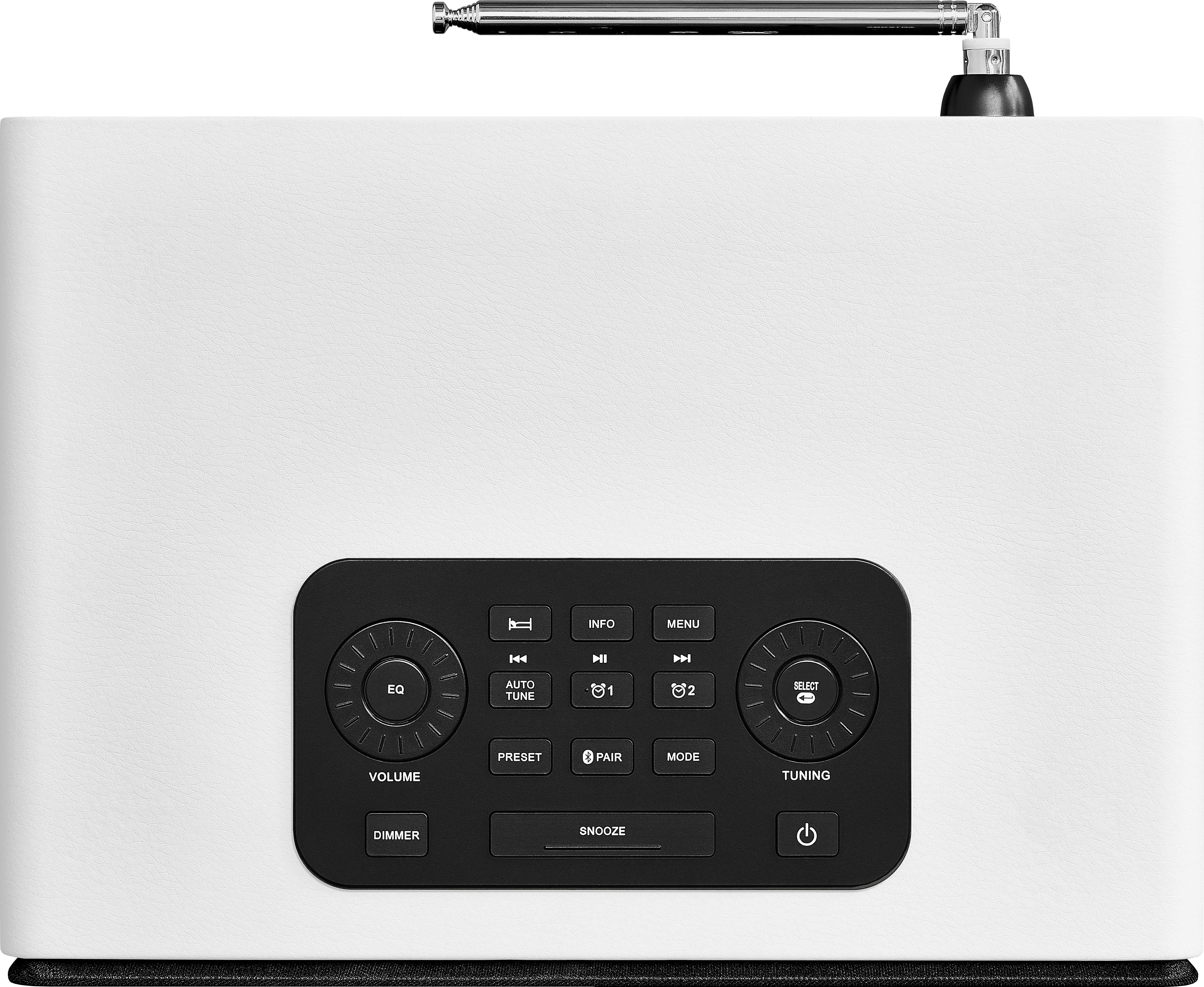 SANGEAN DDR-36 Radio (2 Kanäle, 5 Watt pro Kanal, Weiß)