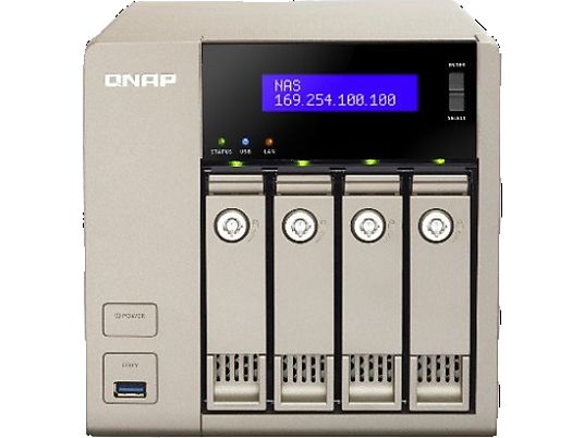 QNAP TVS-463 NAS-Server AMD Quad-Core 2.4 GHz  