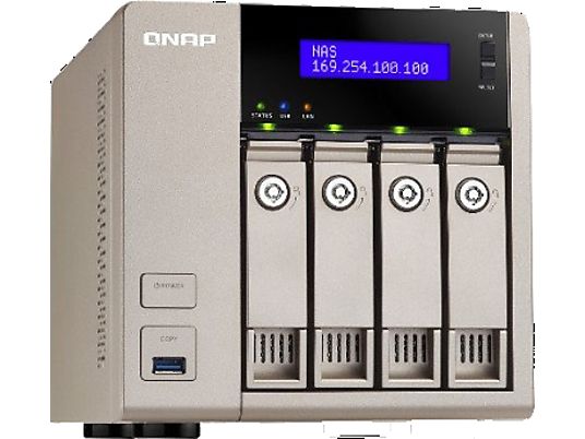 QNAP TVS-463 NAS-Server AMD Quad-Core 2.4 GHz  