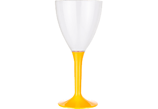 ROLL-UP Party Dreams 10'lu Ayaklı Lüks Şarap Bardağı Sarı TM-BRD-0118