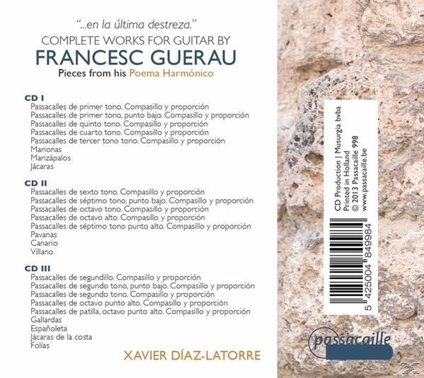 Xavier Diaz-latorre - Complete Works for Guitar  - (CD)