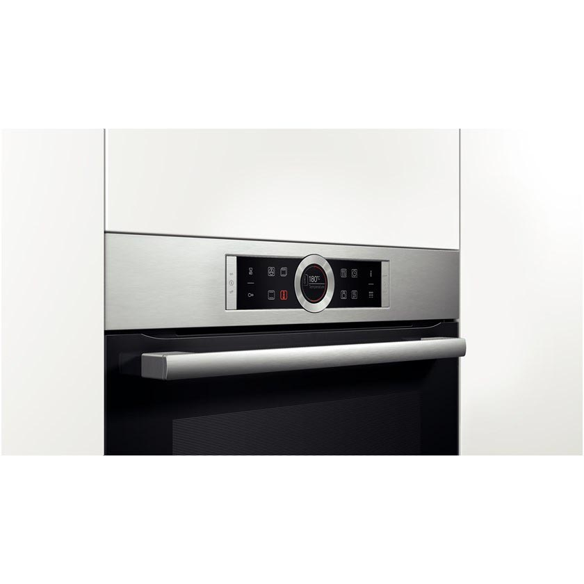 BOSCH HBG 675 BS 1 Pyrolyse Backofen (71 l, Edelstahl, 594 mm breit, A+)