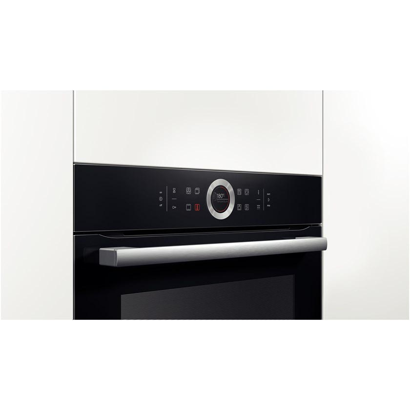 BOSCH HBG675BB1 Einbauherd/Backofen mit Pyrolyse (71 l, Schwarz, 594 mm breit, A+)
