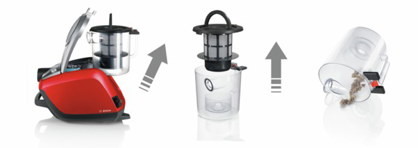 BOSCH BGS5335 Zoo'o ProAnimal Bodenstaubsauger Staubsauger, maximale Leistung: 800 Watt