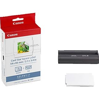 CANON KC-18IS 18X STICKER 5X5CM -  (Weiss)