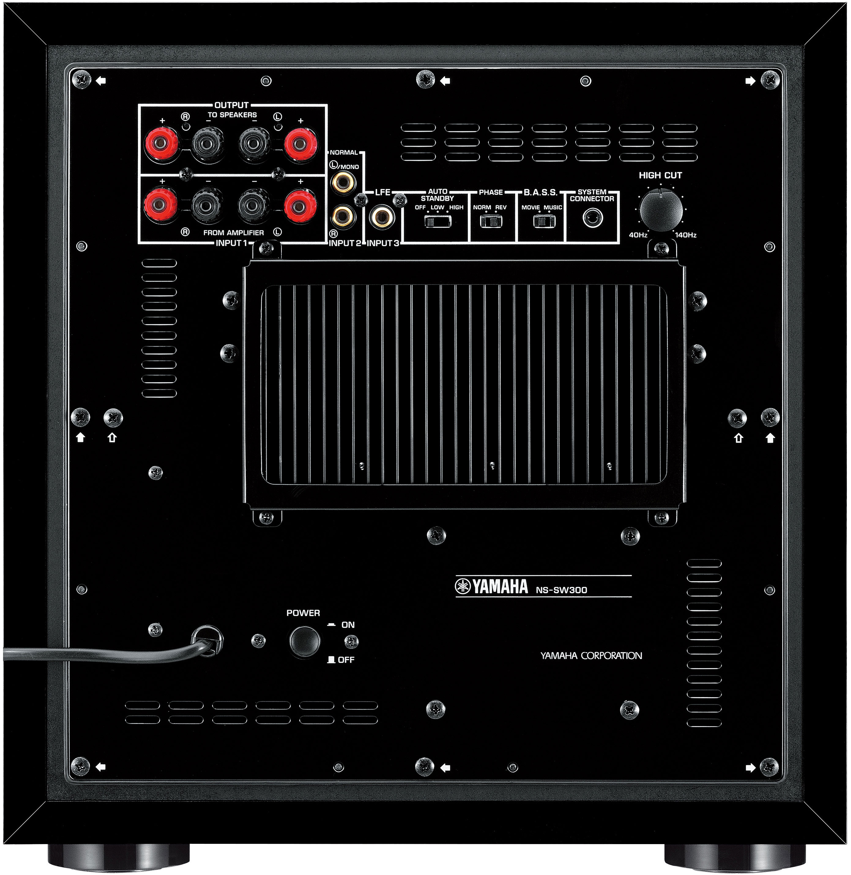 YAMAHA Subwoofer (NSSW300PB)