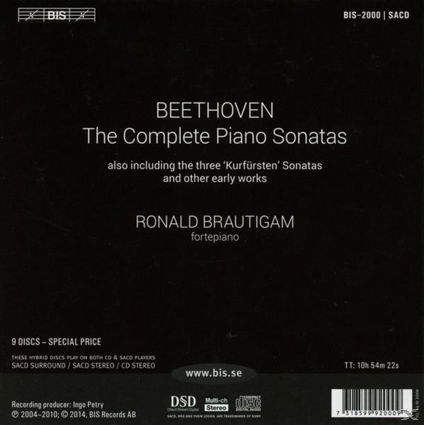 Ronald Brautigam - Sämtliche Klaviersonaten  - (SACD Hybrid)