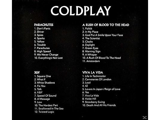 Coldplay - 4 CD Catalogue Set CD