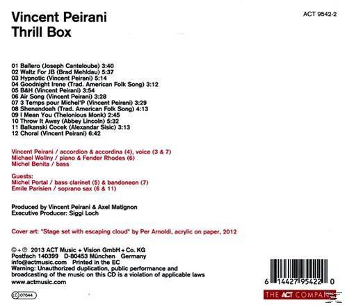 Vincent Peirani, Michael Wollny, Michel Benita - Thrill Box  - (CD)