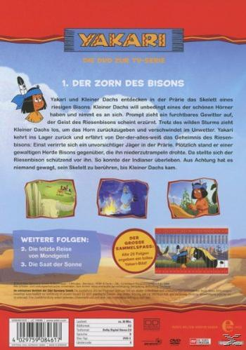 DVD-Cover mit Cartoon-Bildern und Text auf Deutsch. Enthält Yakari und andere Cartoon-Figuren.