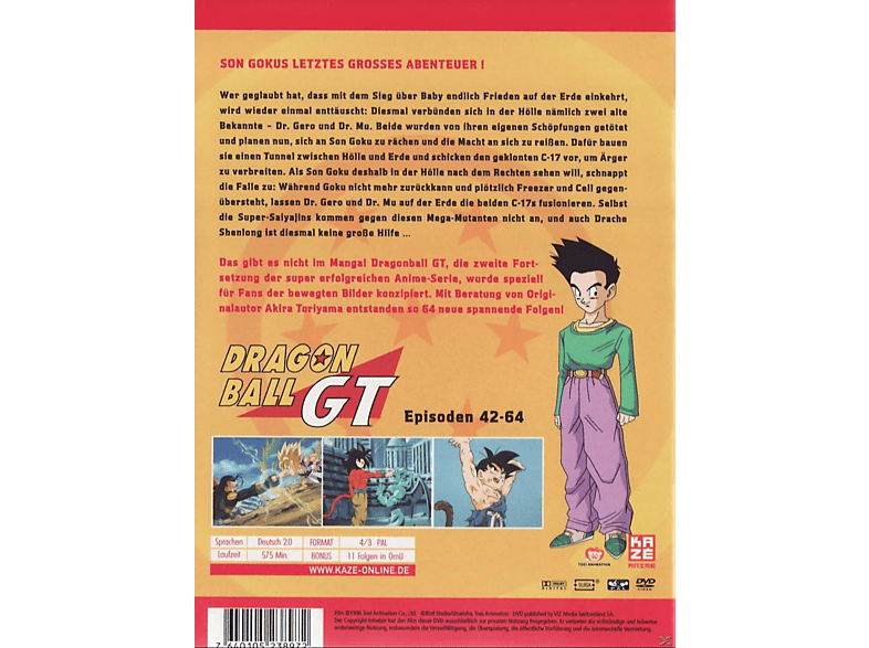 Thumbnail - Dragonball GT – Box 3 (Episoden 42 - 64) DVD