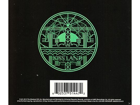 The Weekend - Kiss Land CD
