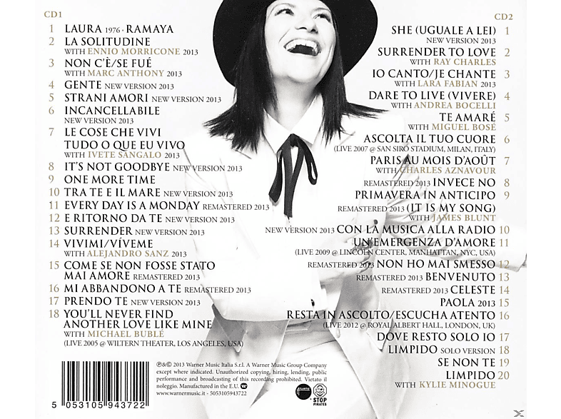 Thumbnail - Laura Pausini - 20 The Greatest Hits (CD)