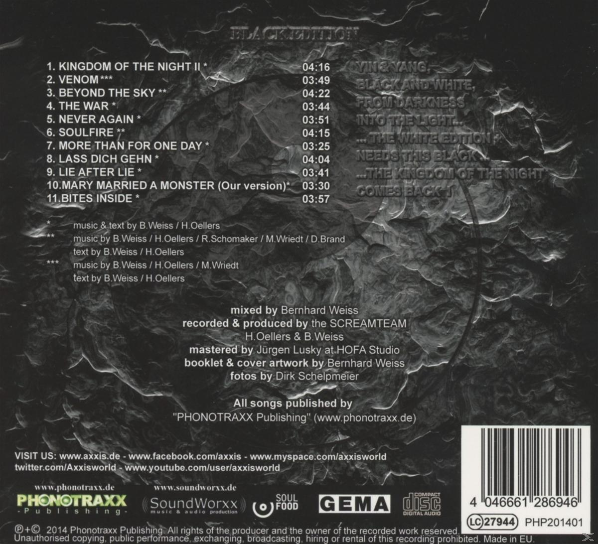Rückseite des CD-Albums mit Titelliste, Credits und Logos unten.