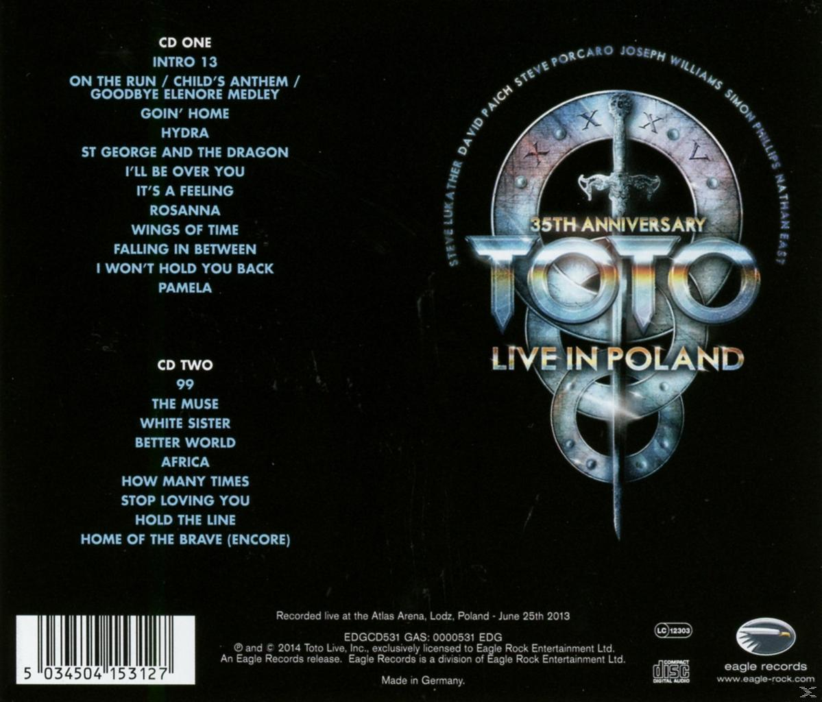 Toto - 35th Anniversary Tour: Live In Poland CD
