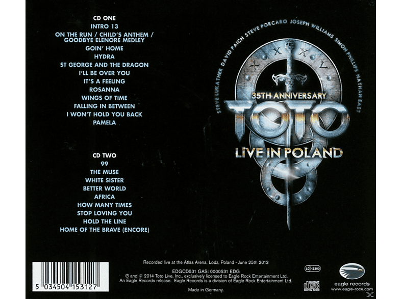 Toto - 35th Anniversary Tour: Live In Poland CD