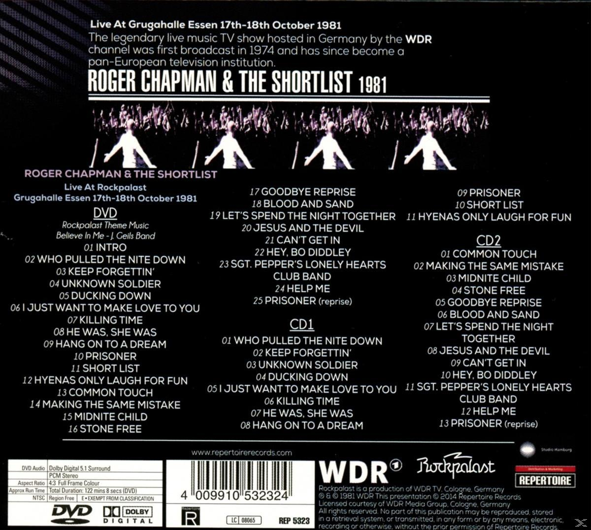 Roger & The Shortlist Chapman - Live At Grugahalle Essen 1981/Live At Rockpalast  - (CD + DVD Audio)