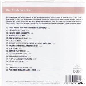 Degenhardt Die Liedermacher: Josef (CD) Franz - - Degenhardt Josef Franz