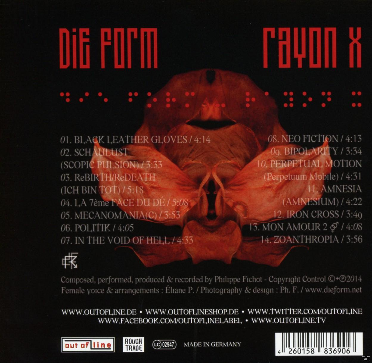 Die Form - Rayvon X  - (CD)