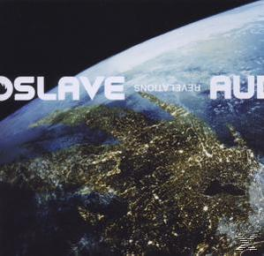 Albumcover: Erde aus dem Weltraum. Titel: Audioslave. Text: Revelations. Dunkle Stadtlichter sichtbar.