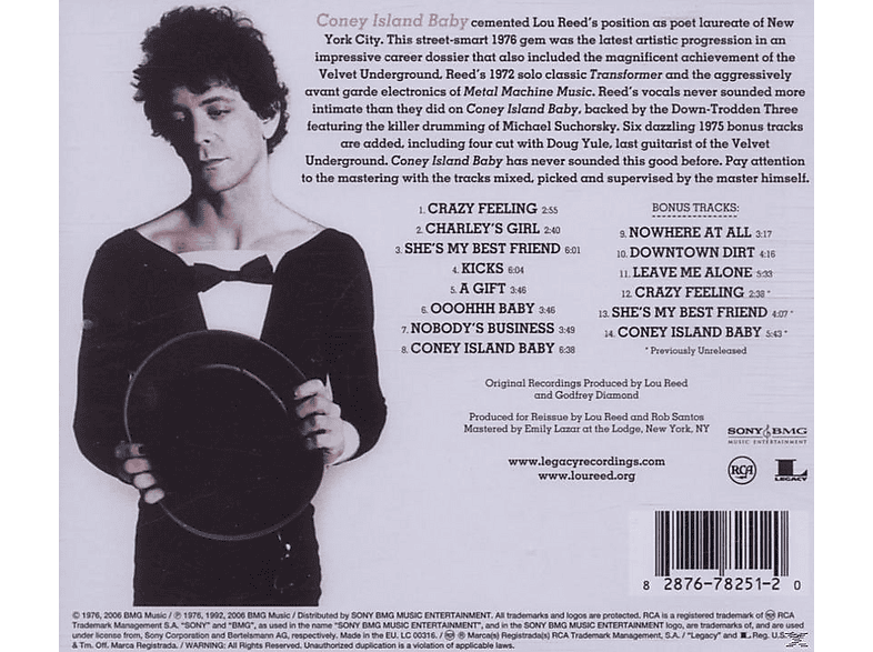Thumbnail - Lou Reed - CONEY ISLAND BABY (CD)