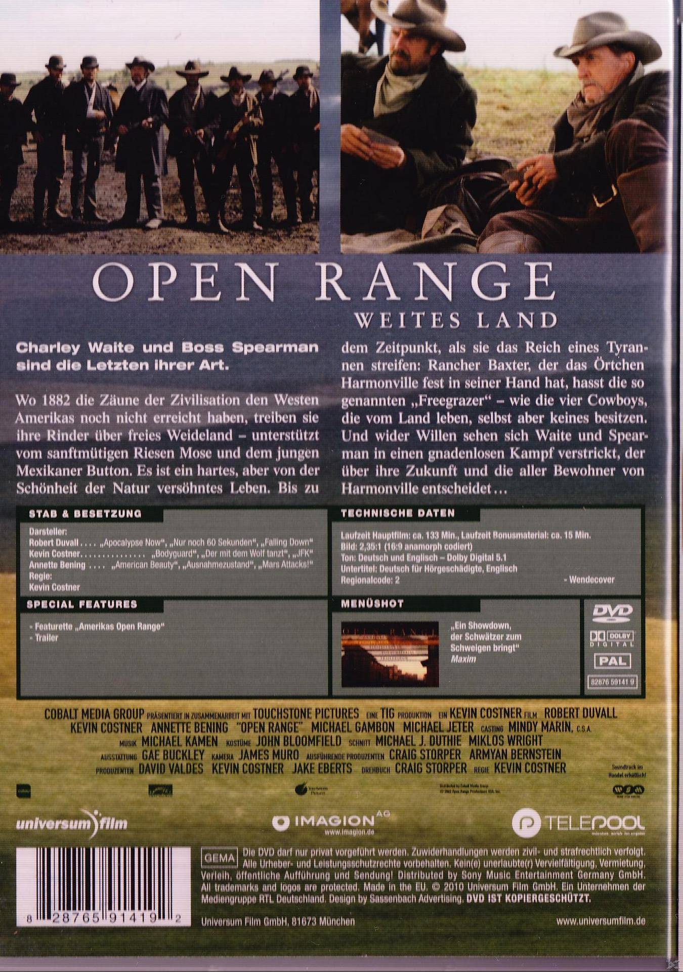 Open Range - Weites Land DVD