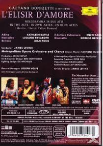 (DVD) - - Luciano Orchestra D\'amore Opera Metropolitan L\'elisir Kathleen Battle, Pavarotti,