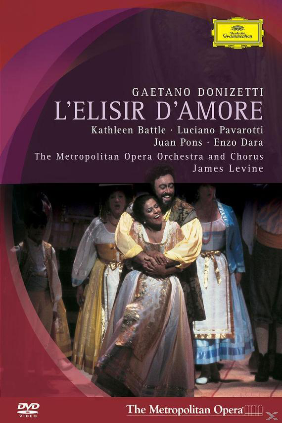 Pavarotti, - D\'amore Kathleen (DVD) Opera L\'elisir - Battle, Metropolitan Orchestra Luciano