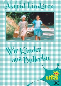 Buchcover: Astrid Lindgren, Wir Kinder aus Bullerbü. Zwei Mädchen auf einem Feld.