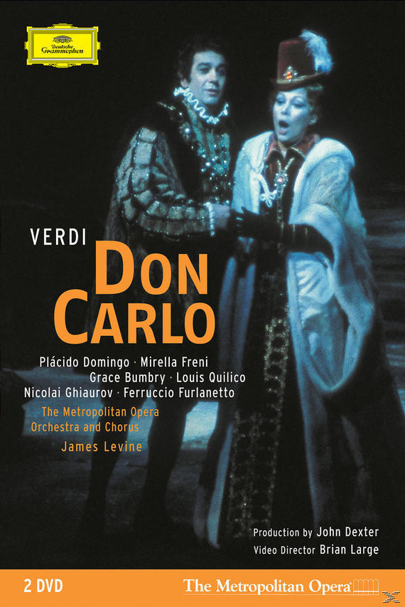 Plácido Domingo, - Don Orchestra Metropolitan Opera Carlos - (DVD)