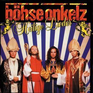 CD-Cover. Vier Männer in Roben und Hüten. Text: böhse onkelz, Heilige Lieder.